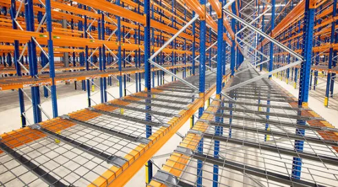Heavy duty industrial racking system for factory and warehouse use in UAE